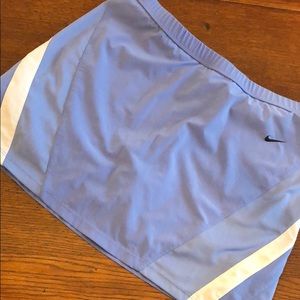 Nike Dri-Fit Blue Tennis Skirt with Shorts